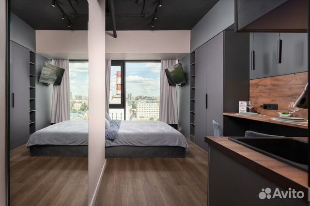 

Квартира-студия, 18 м², 1 кровать