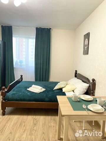 

Квартира-студия, 32 м², 1 кровать