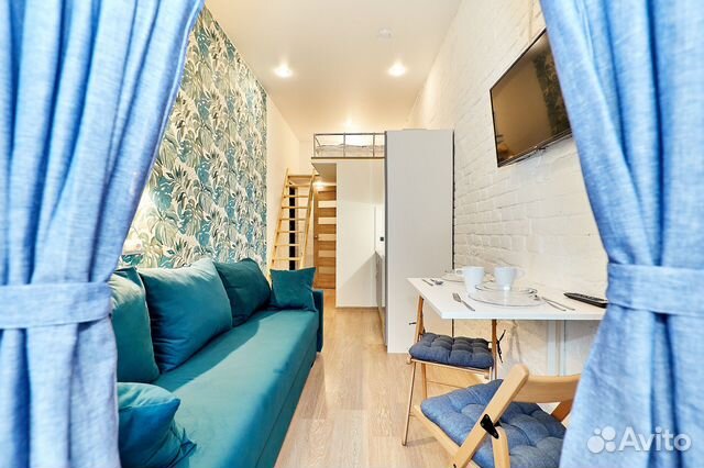 

Квартира-студия, 17 м², 2 кровати