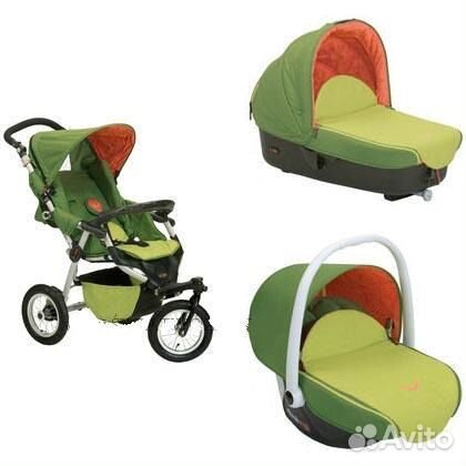 Коляска 2 с жесткой люлькой для авто Nurse Dakar Коляска 2 с жесткой люлькой для авто Nurse Dakar