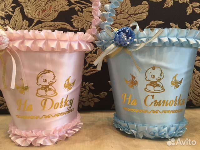 Свадебные корзинки для сбора денег