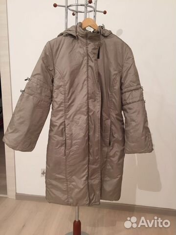 Детское осенне-зимнее пальто (42-44)