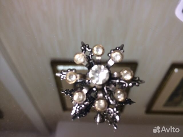 Брошь звезда антикварная Англия бижутерия Брошь звезда антикварная Англия бижутерия