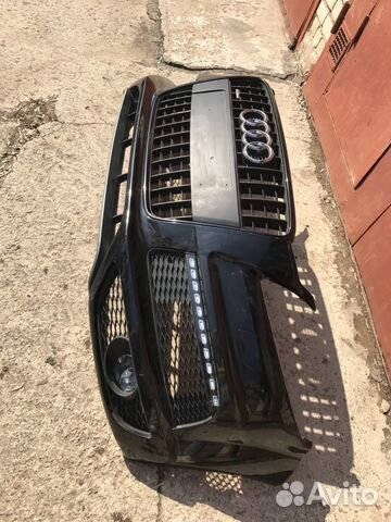 Audi Q7 09- бампер передний s-line в сборе