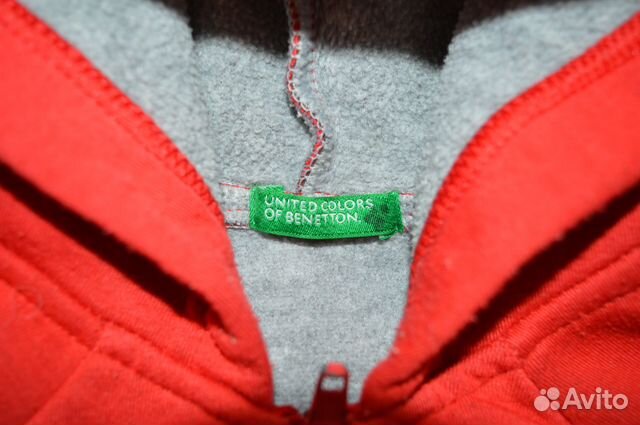 Толстовка Benetton флис хлопок Италия оригинал Толстовка Benetton флис хлопок Италия оригинал