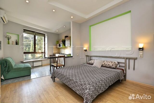 

Квартира-студия, 35 м², 2 кровати