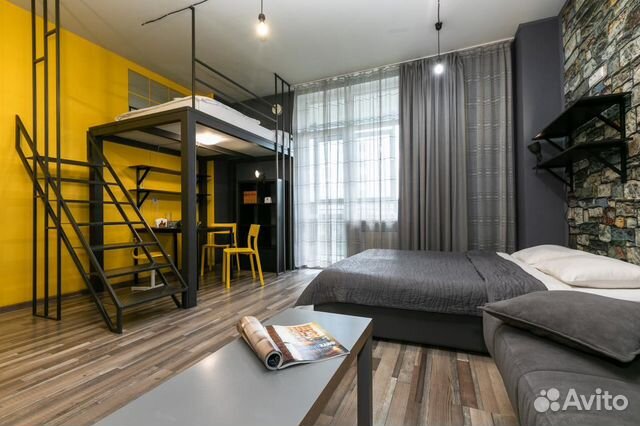 

Квартира-студия, 36,8 м², 3 кровати