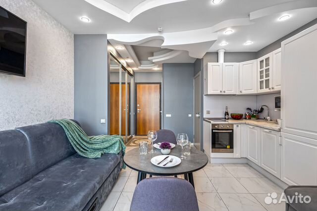 

Квартира-студия, 35 м², 2 кровати