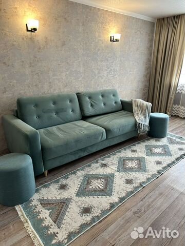 

1-к. квартира, 42 м², 2 кровати