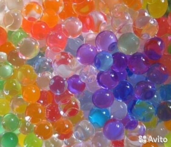 Гидрогель аквагрунт разноцветный