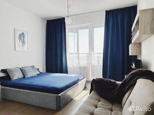 

Квартира-студия, 28 м², 2 кровати