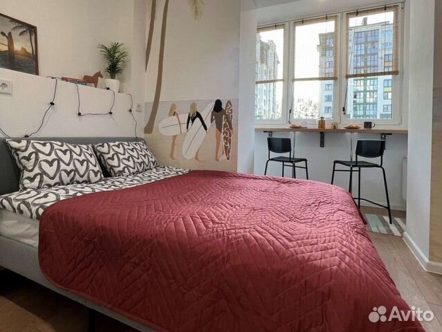 

Квартира-студия, 17 м², 1 кровать