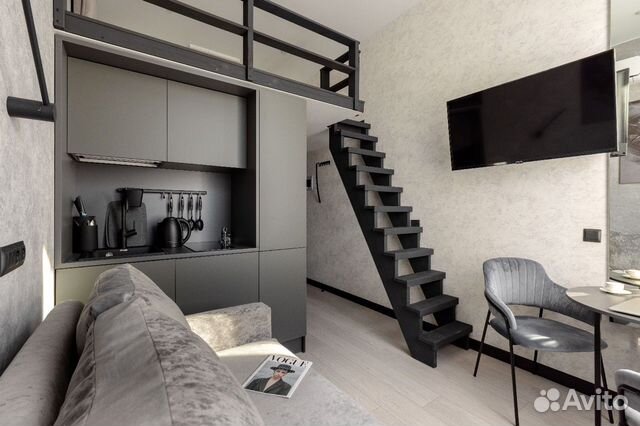 

Квартира-студия в апарт-отеле, 15 м², 2 кровати