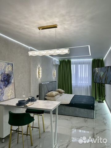 

Квартира-студия, 28 м², 1 кровать