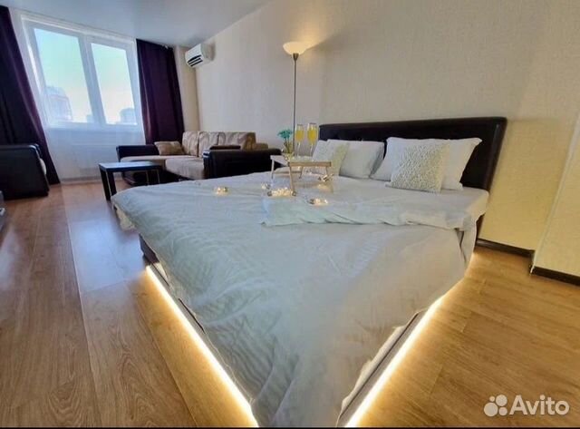 

1-к. квартира, 42 м², 2 кровати