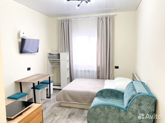 

Квартира-студия, 15 м², 2 кровати