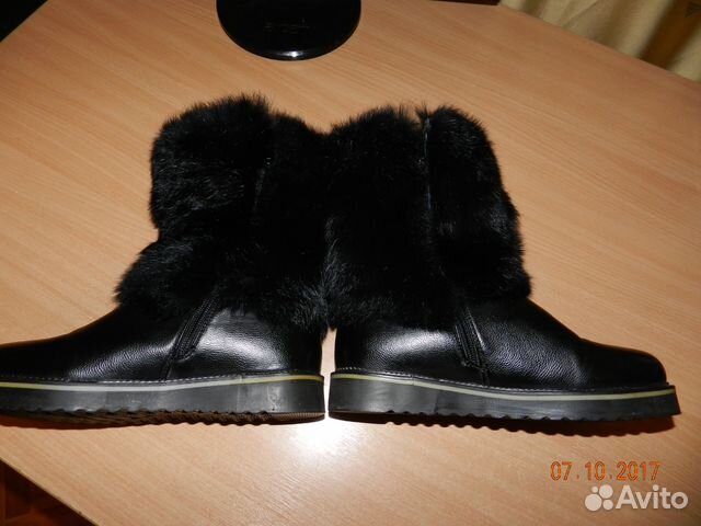 Продам новые сапожки унты нат.кожа и мех 37р