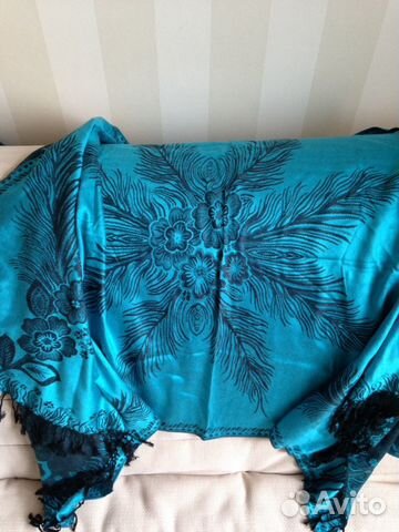 Новый Платок шарф pashmina 170X70 Новый Платок шарф pashmina 170X70