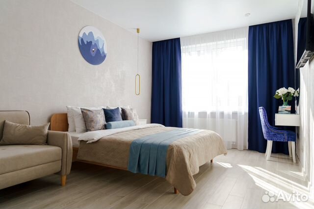 

1-к. квартира, 40 м², 2 кровати