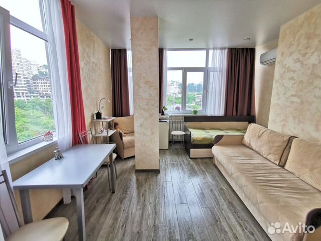 

Квартира-студия, 24 м², 2 кровати