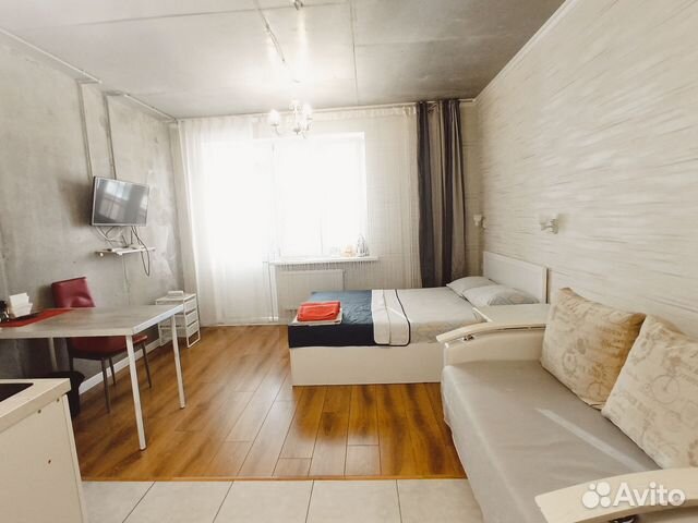 

Квартира-студия, 32 м², 2 кровати