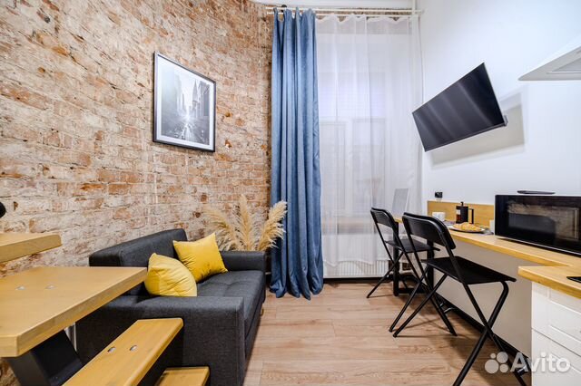 

Квартира-студия, 18 м², 2 кровати
