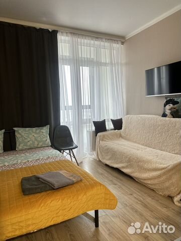 

Квартира-студия, 25 м², 2 кровати