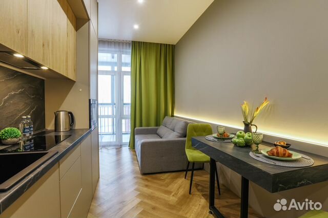 

Квартира-студия, 30 м², 2 кровати