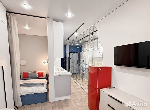 

Квартира-студия, 22 м², 2 кровати