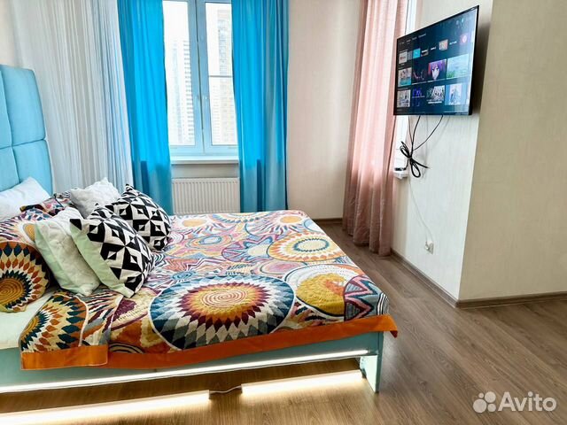 

1-к. квартира, 43,3 м², 2 кровати