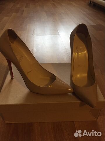 Туфли лодочки нюд под Christian Louboutin Туфли лодочки нюд под Christian Louboutin