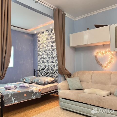 

1-к. квартира, 57 м², 2 кровати