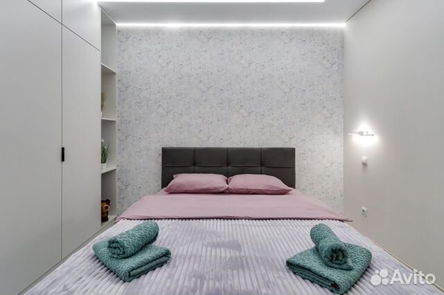 

1-к. квартира, 45 м², 2 кровати