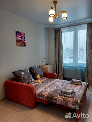

1-к. квартира, 39 м², 2 кровати
