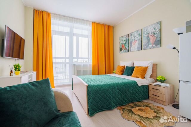 

Квартира-студия, 26 м², 2 кровати