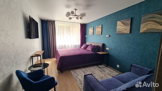 

1-к. квартира, 34,1 м², 2 кровати