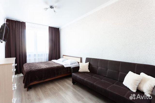 

1-к. квартира, 37 м², 2 кровати