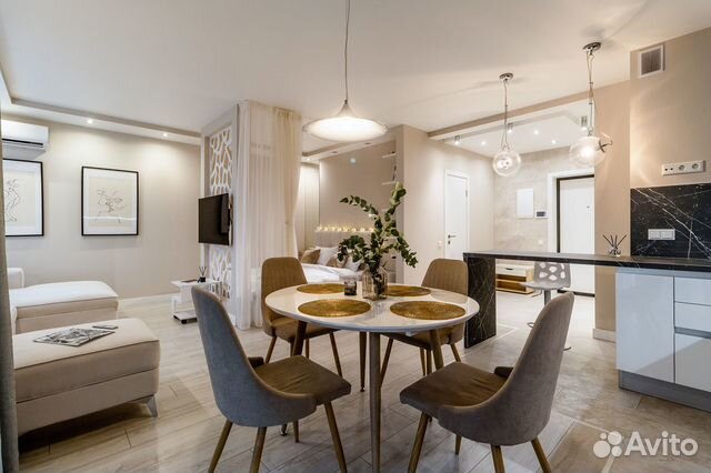 

Квартира-студия, 55 м², 2 кровати