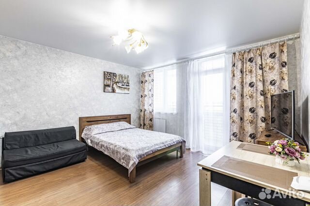 

Квартира-студия, 28 м², 2 кровати