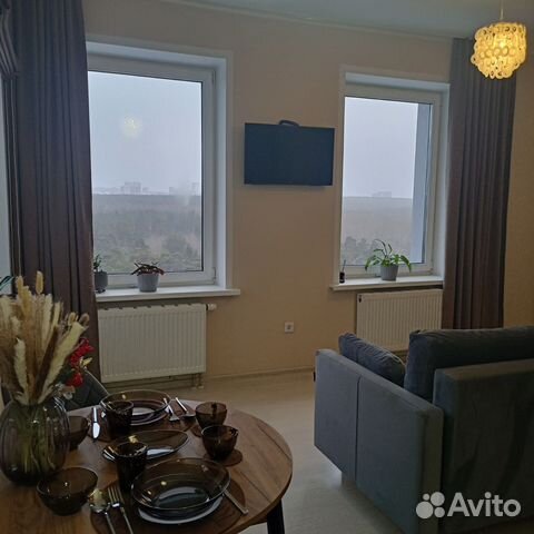 

Квартира-студия, 35 м², 1 кровать