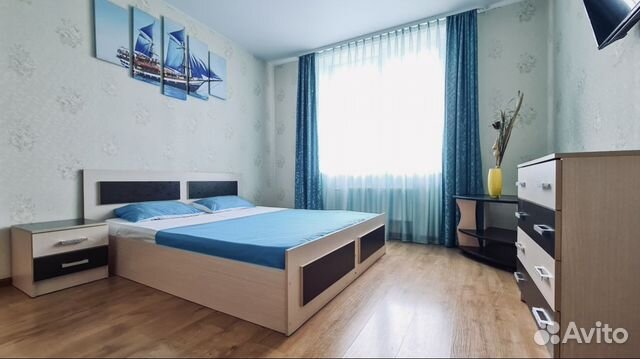 

1-к. квартира, 46 м², 2 кровати