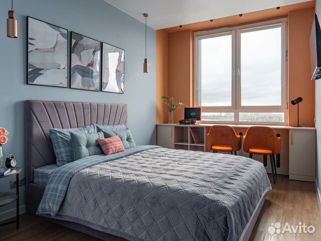

1-к. квартира, 35 м², 2 кровати