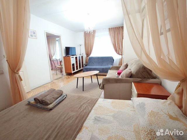 

1-к. квартира, 33 м², 3 кровати