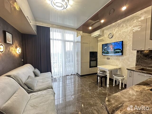 

Квартира-студия, 28 м², 2 кровати