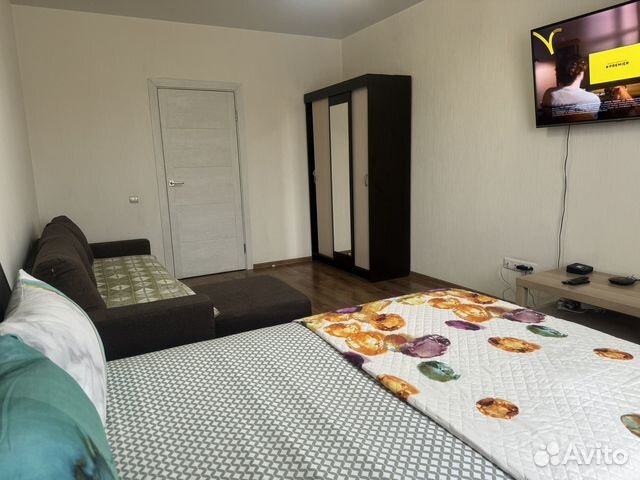 

1-к. квартира, 40 м², 2 кровати