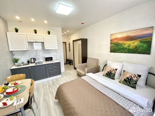 

Квартира-студия, 25 м², 2 кровати