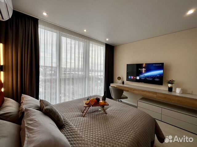 

Квартира-студия, 41 м², 2 кровати