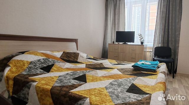 

1-к. квартира, 38 м², 2 кровати