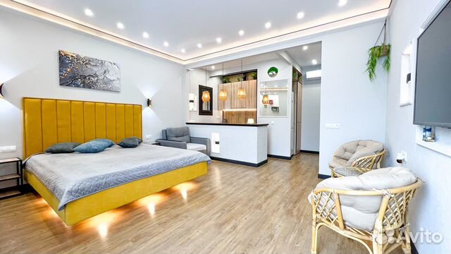 

Квартира-студия, 45 м², 2 кровати