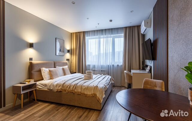 

Квартира-студия в апарт-отеле, 21 м², 2 кровати